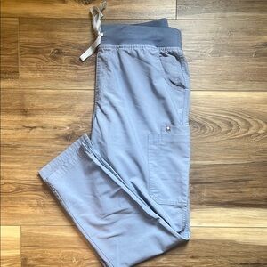 Figs Gray Technical Scrub Pants